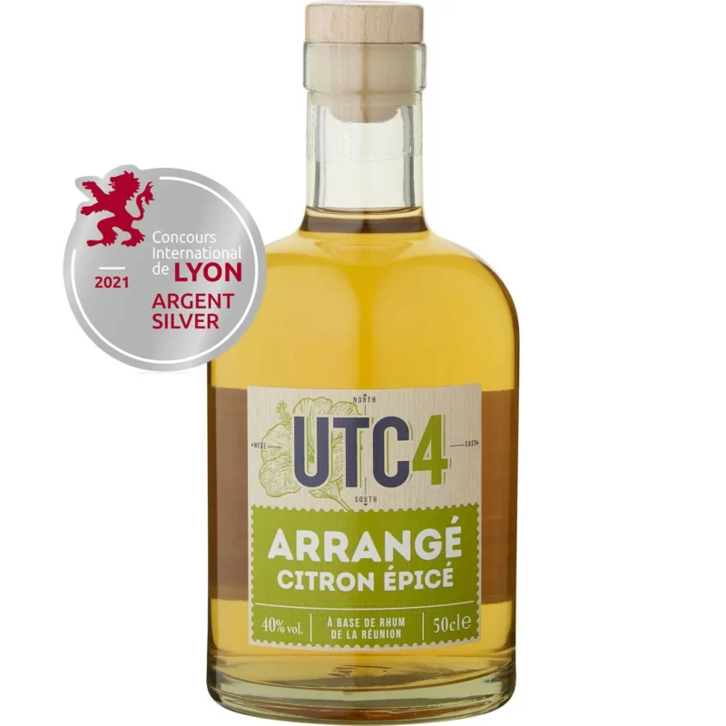 image de Rhum arrangé citron épicé UTC4 50cl