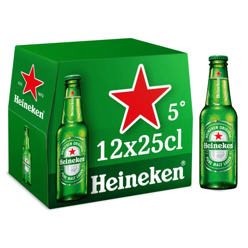 Image de Bière blonde HEINEKEN 12x25cl