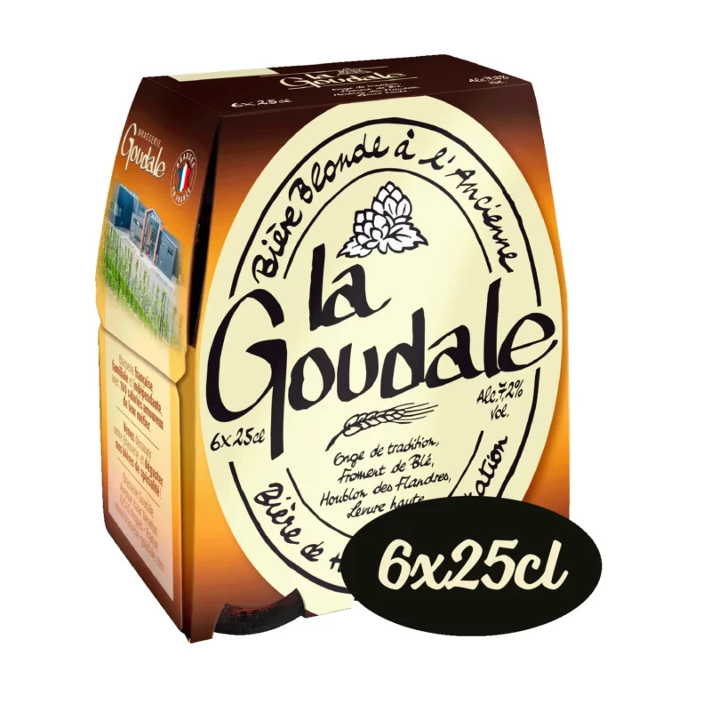 image de la Bière blonde LA GOUDALE 6x25cl