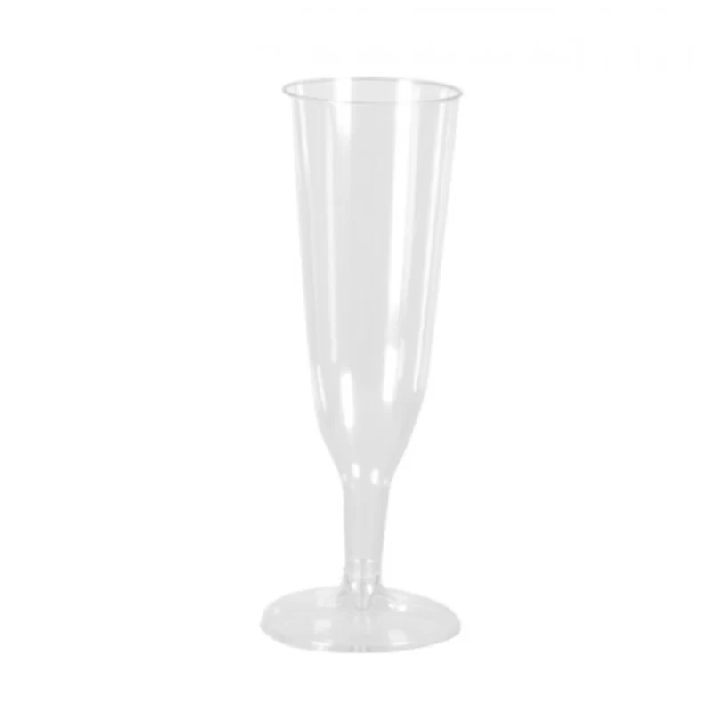 image de Flûte à champagne en plastique 13cl - réutilisable
