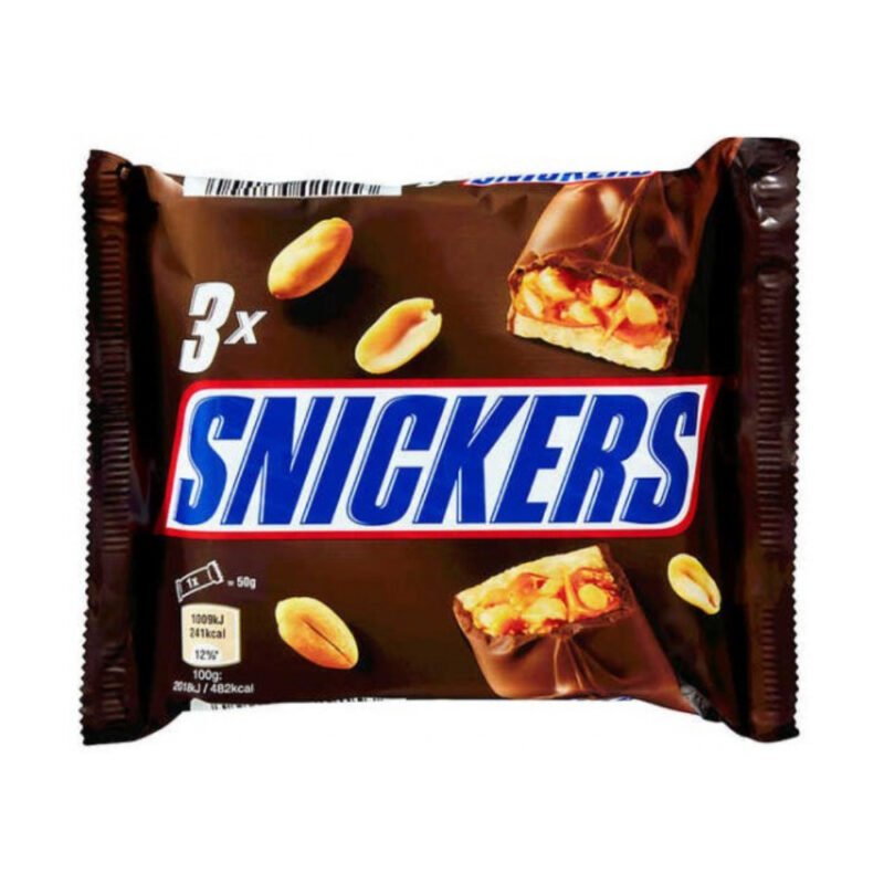 image de Snickers 3 barres de 50g