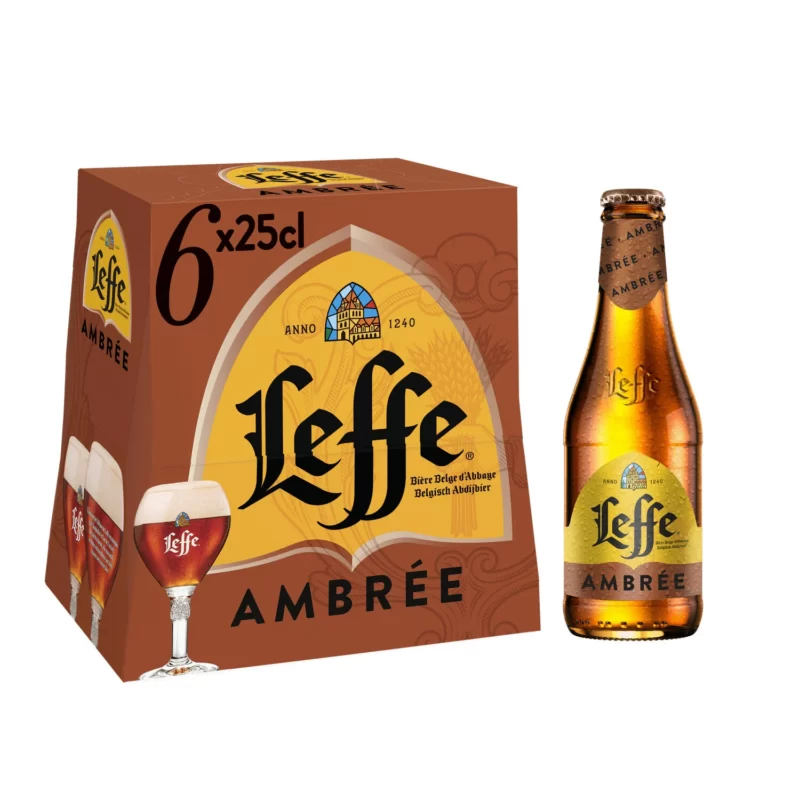 image de Bière ambrée LEFFE 6x25cl