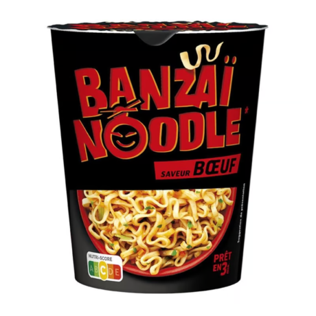 image des Banzaï noodle saveur bœuf 67g