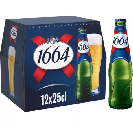 image de la Bière blonde 1664 12x25cl