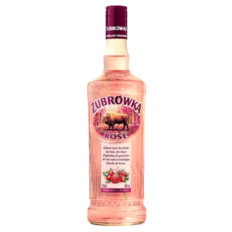 image de la Vodka rosé ZUBROWKA 70cl